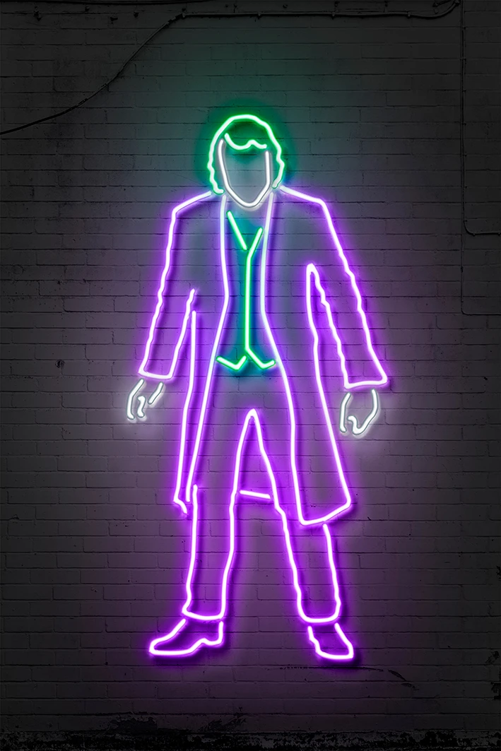 Neon Art - JOKER