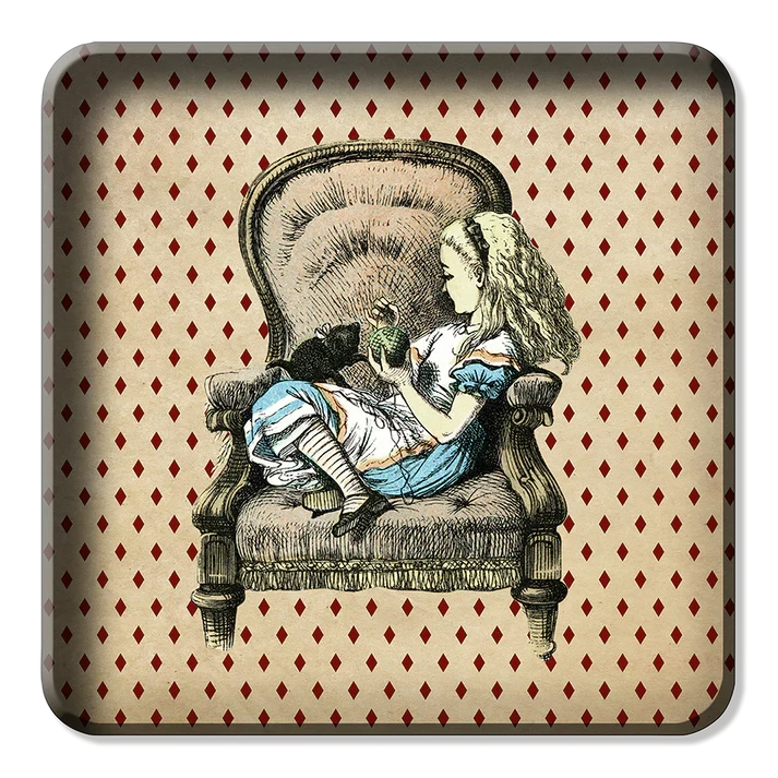 Square Tray - Alice 19  15 x 15 cm