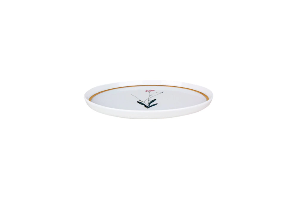 Botanical Design 4 Flat Plate 18cm