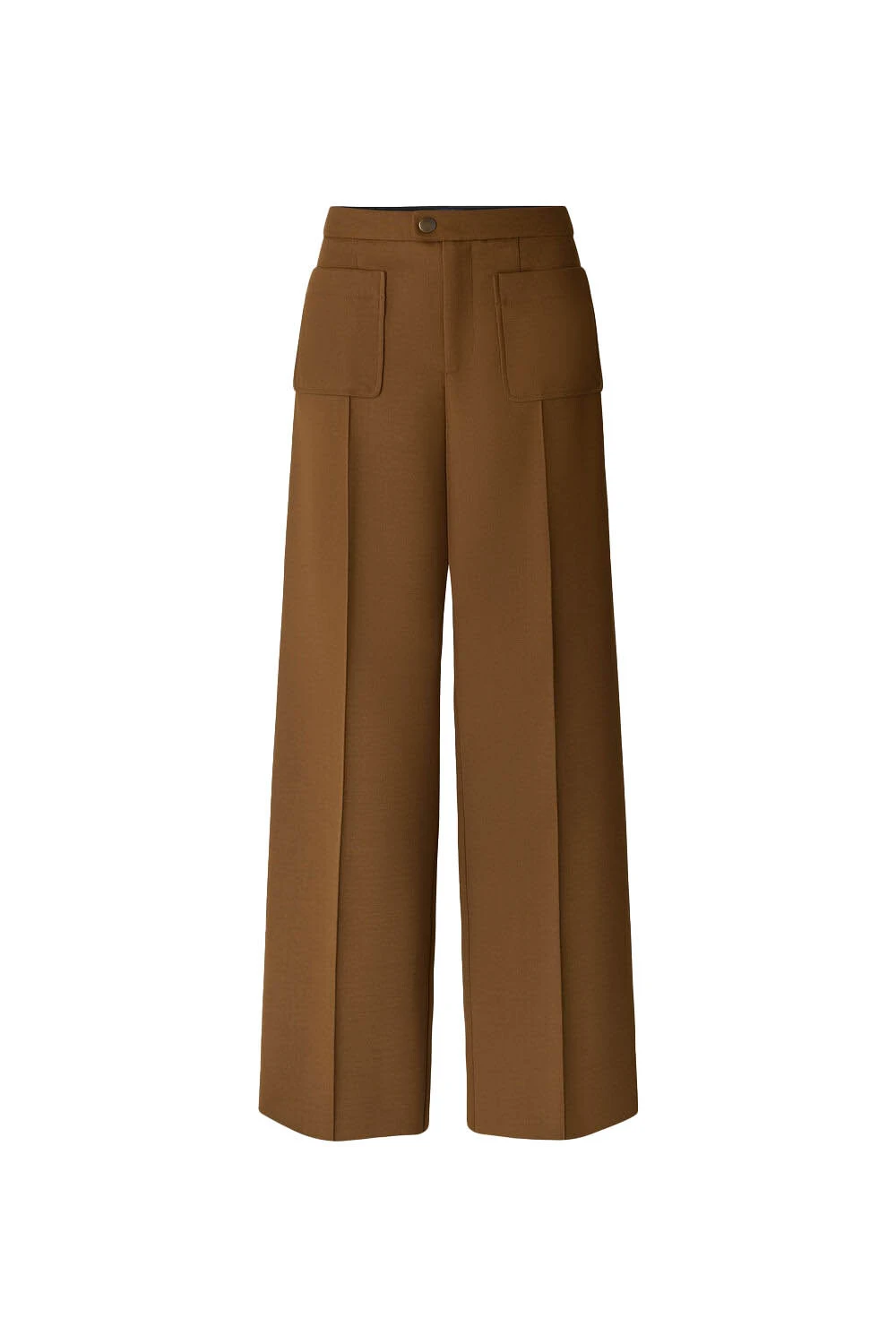 Straight-Leg Wool-Blend Pants Image