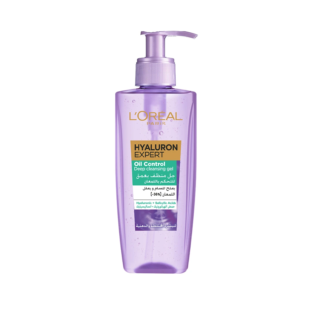 L’Oréal Paris Hyaluron Expert Moisturiser and Anti-Aging Oil Control Deep Cleansing Gel 