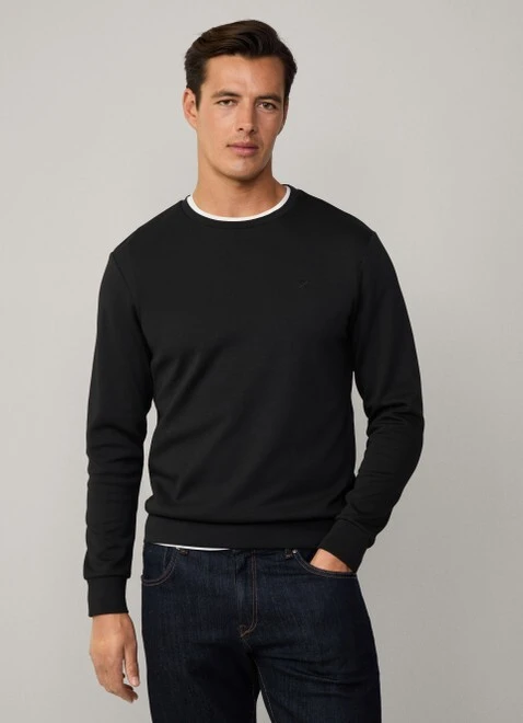 Double Knit Crew-Neck Sweater Image