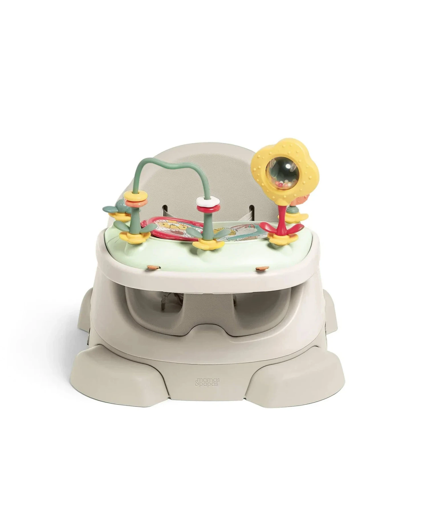 Bug 3-in-1 Floor & Booster Seat with Activity Tray Clay