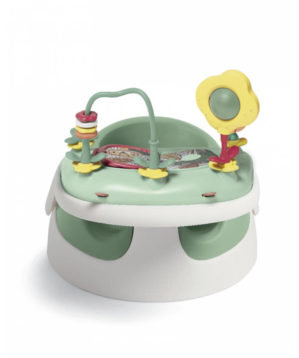 Baby Snug & Activity Tray - Eucalyptus