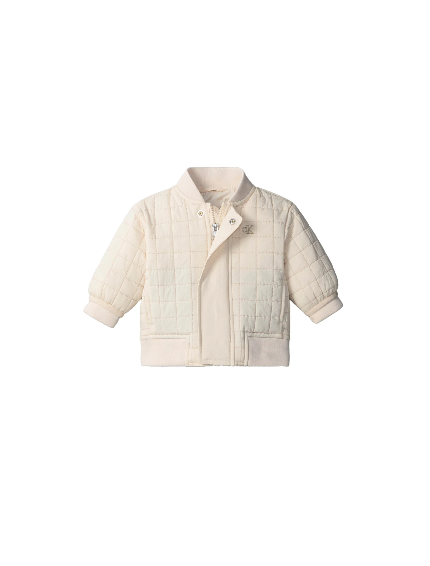 Baby Boy Quilted Bomber Jacket Image
