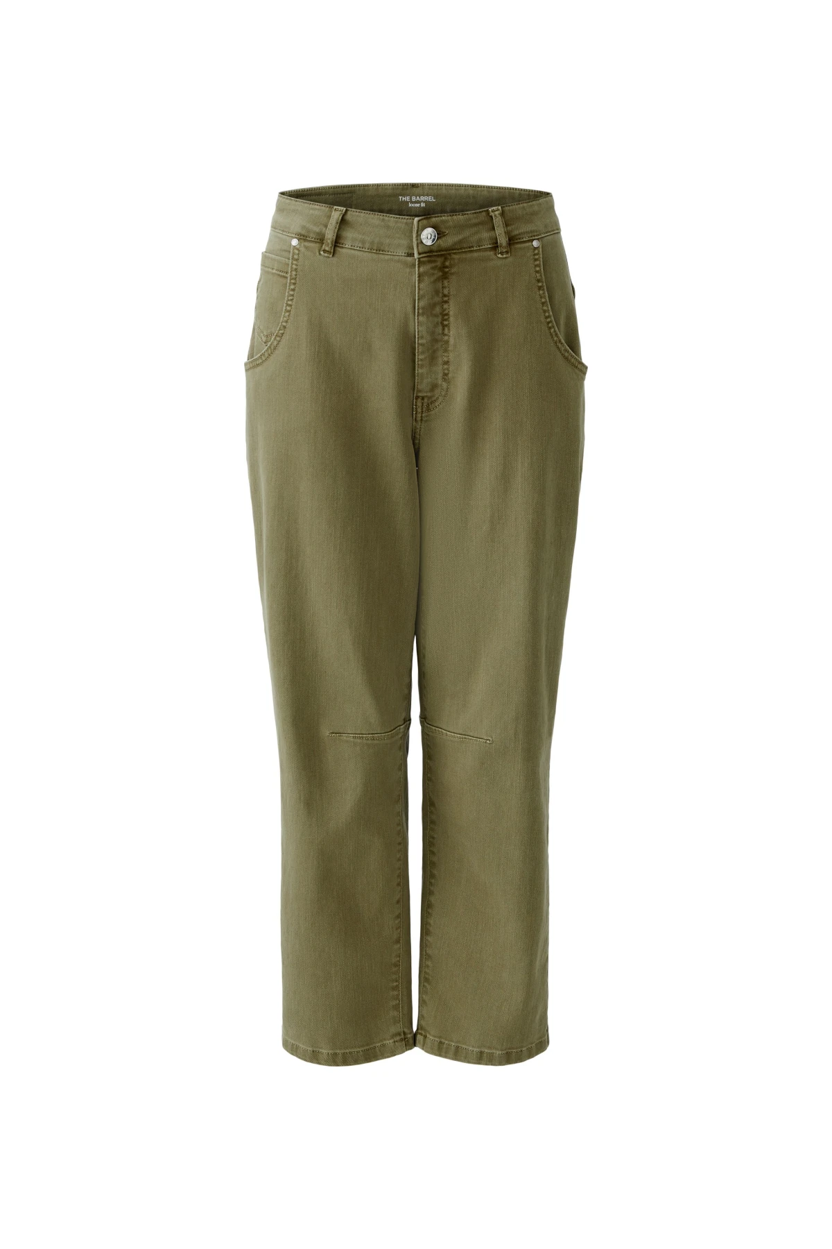 High Waist Relaxed Fit Trousers Image