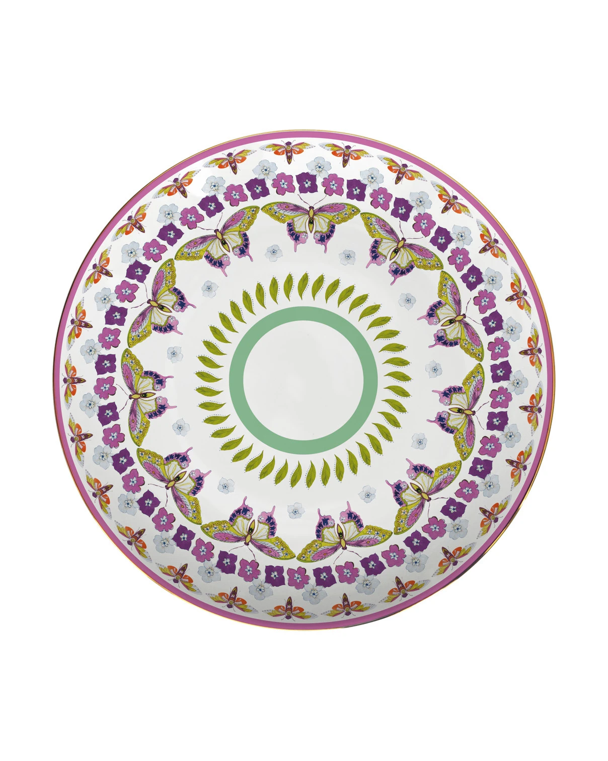 Bread Plate - Butterfly Image