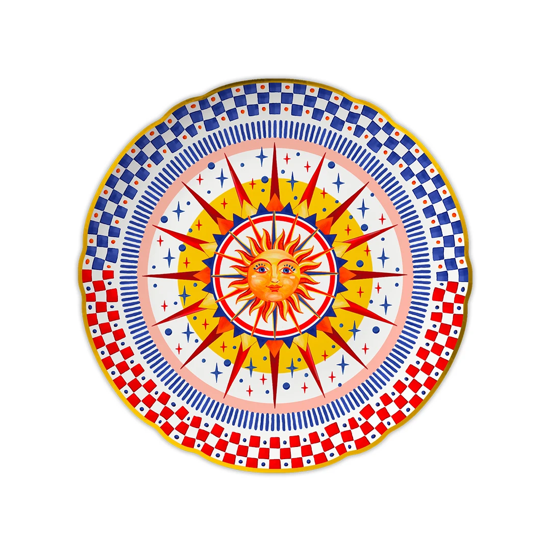 CAKE PLATE SUN - DIAM. 32 Image