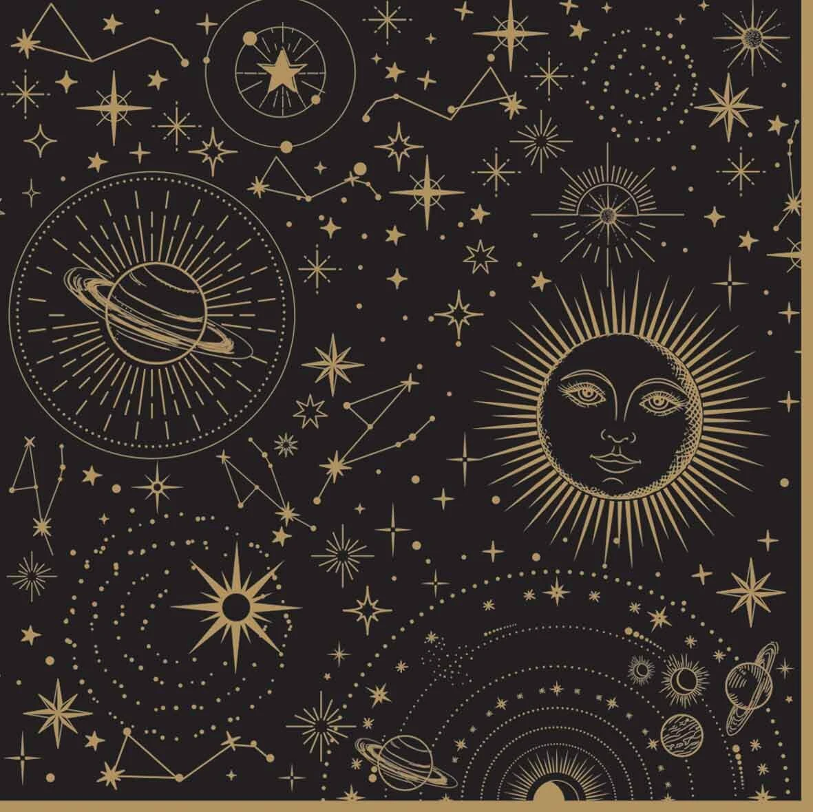 Pack Of 20 Fashion Paper  33X33 Celestial