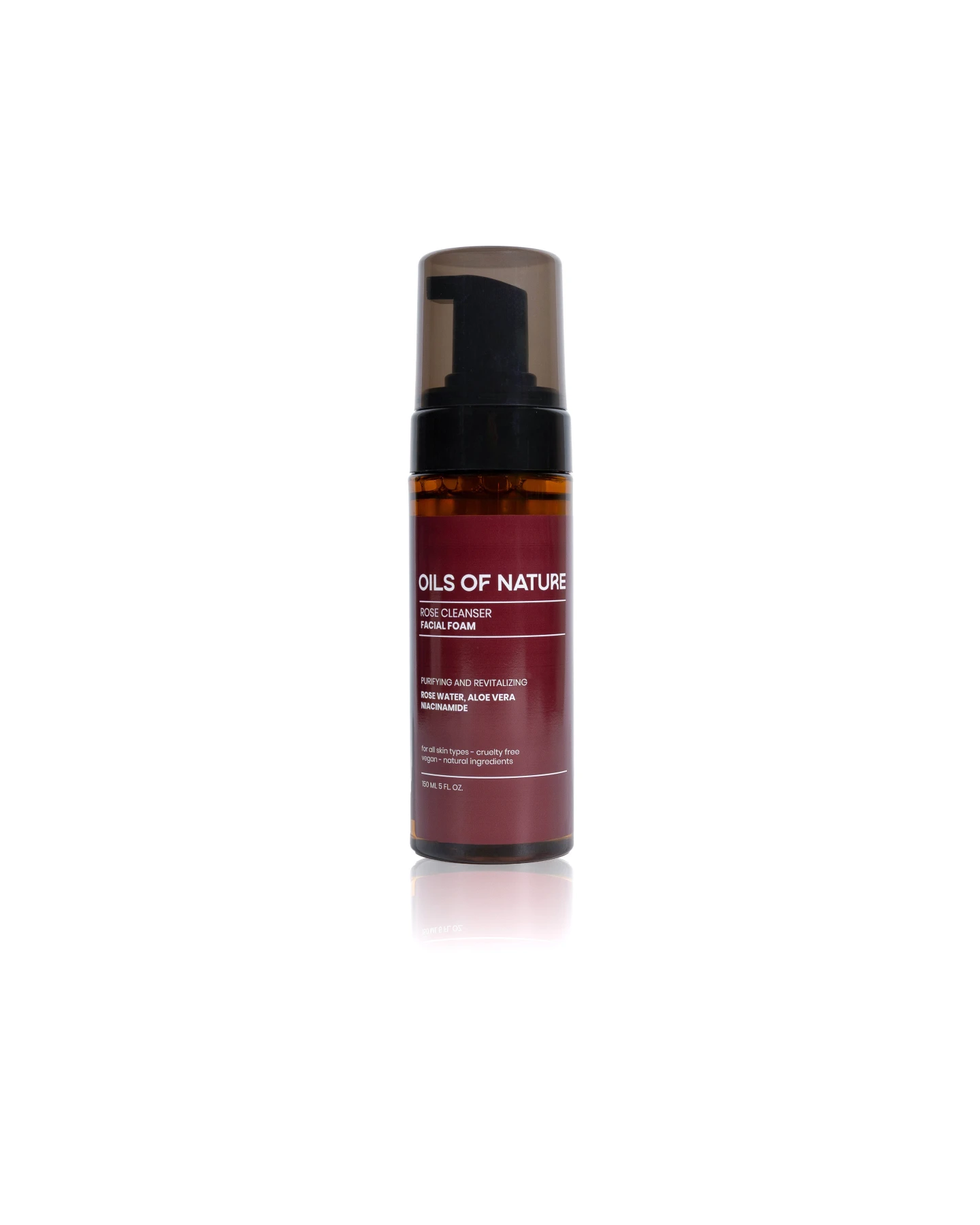 Rose facial cleanser foam 150ml