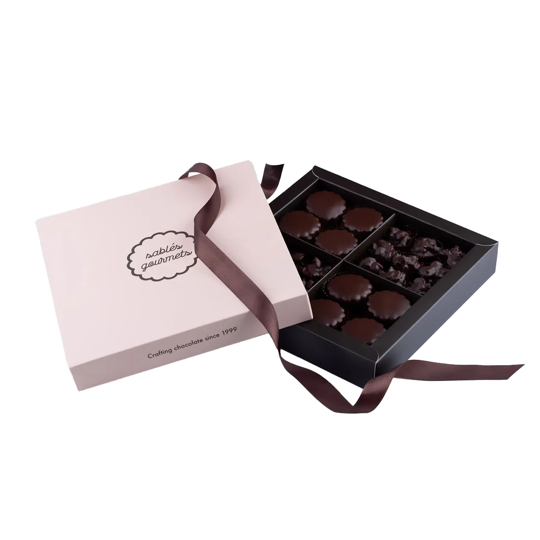 Dark Chocolate Sablés Rochers - Assortment Boxes