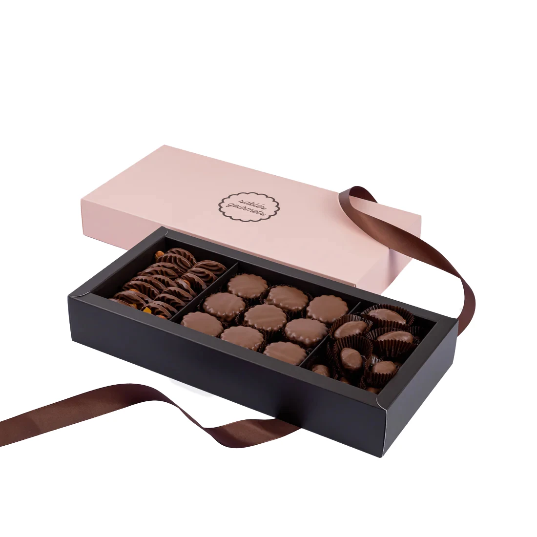 Milk Chocolate Sablés, Mendiants & Dates - Assortment Boxes