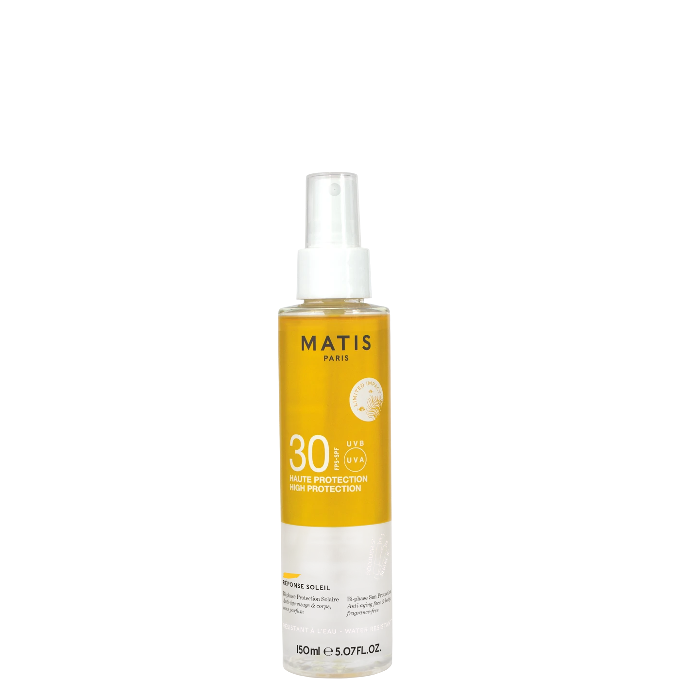 BI-PHASE SOLAIRE SPF30  150ML  "Matis Soleil"