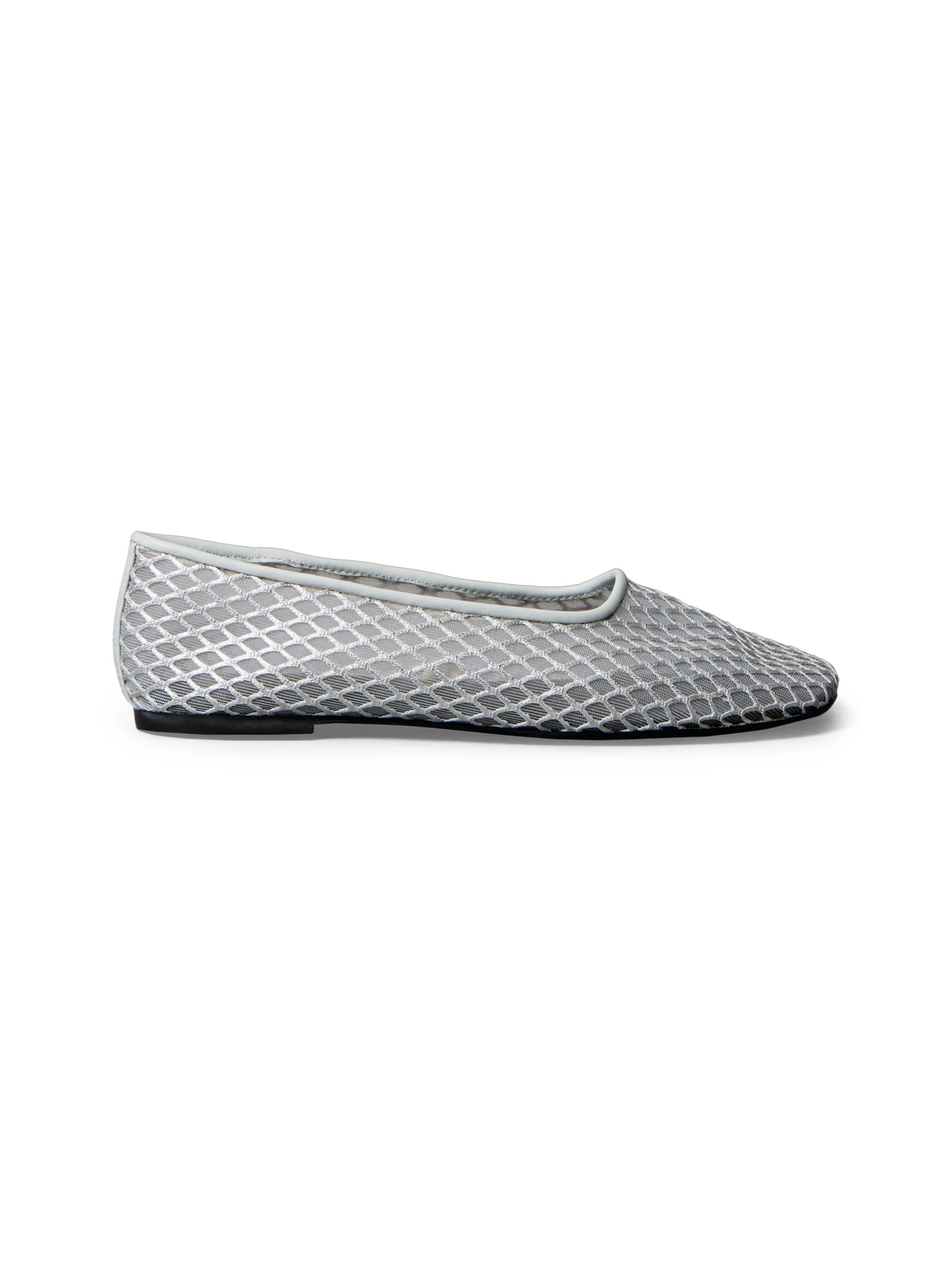 Shimmer Mesh Ballerinas