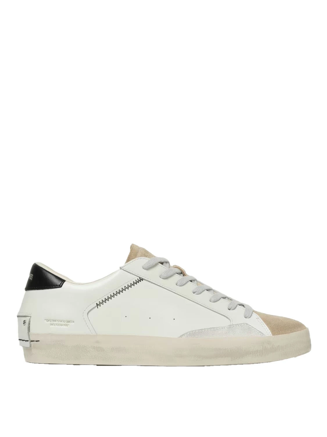  Distressed Sadle Brown Sneakers Image