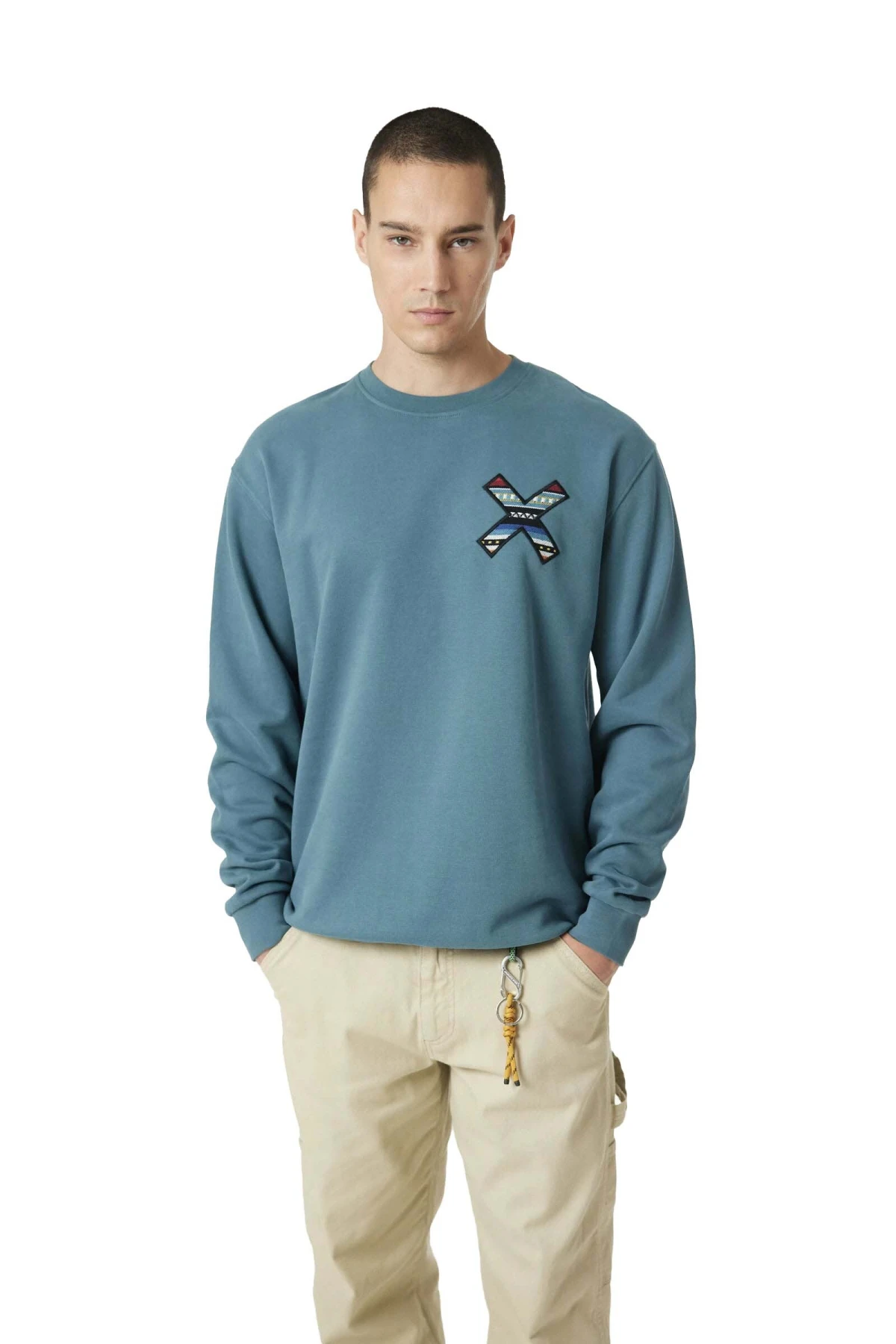 Amazon Classic Sweatshirt with X Embroidery Image
