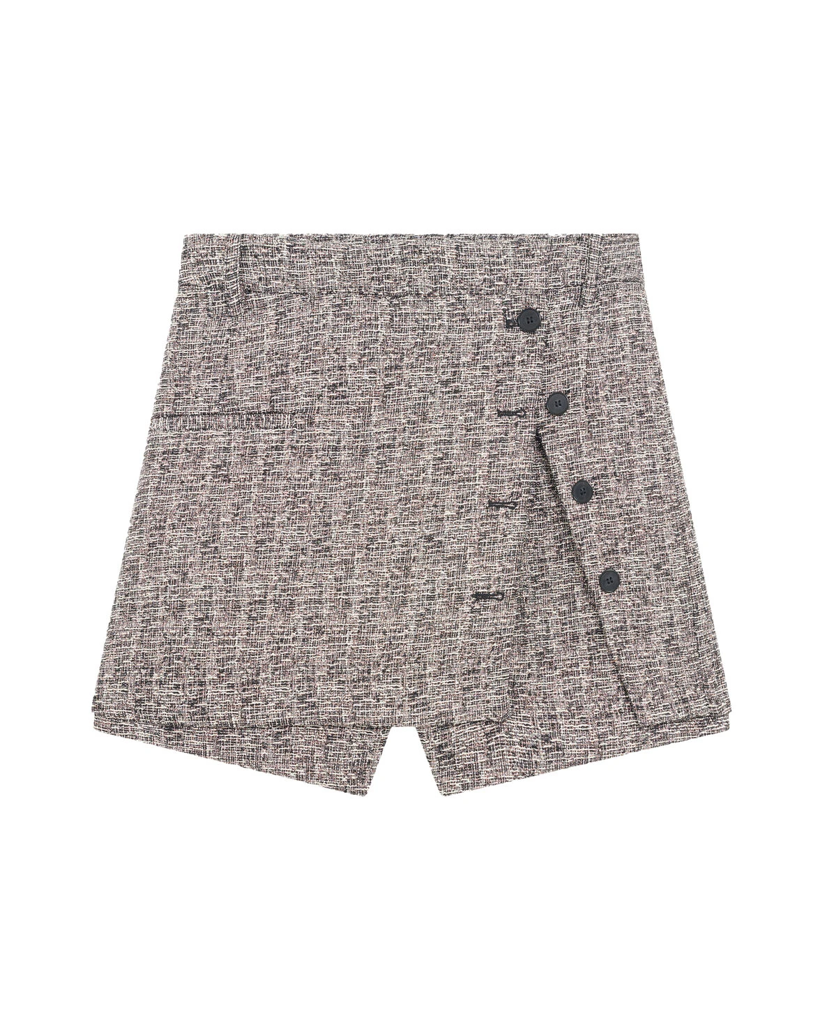 Iridescent Tweed Skort