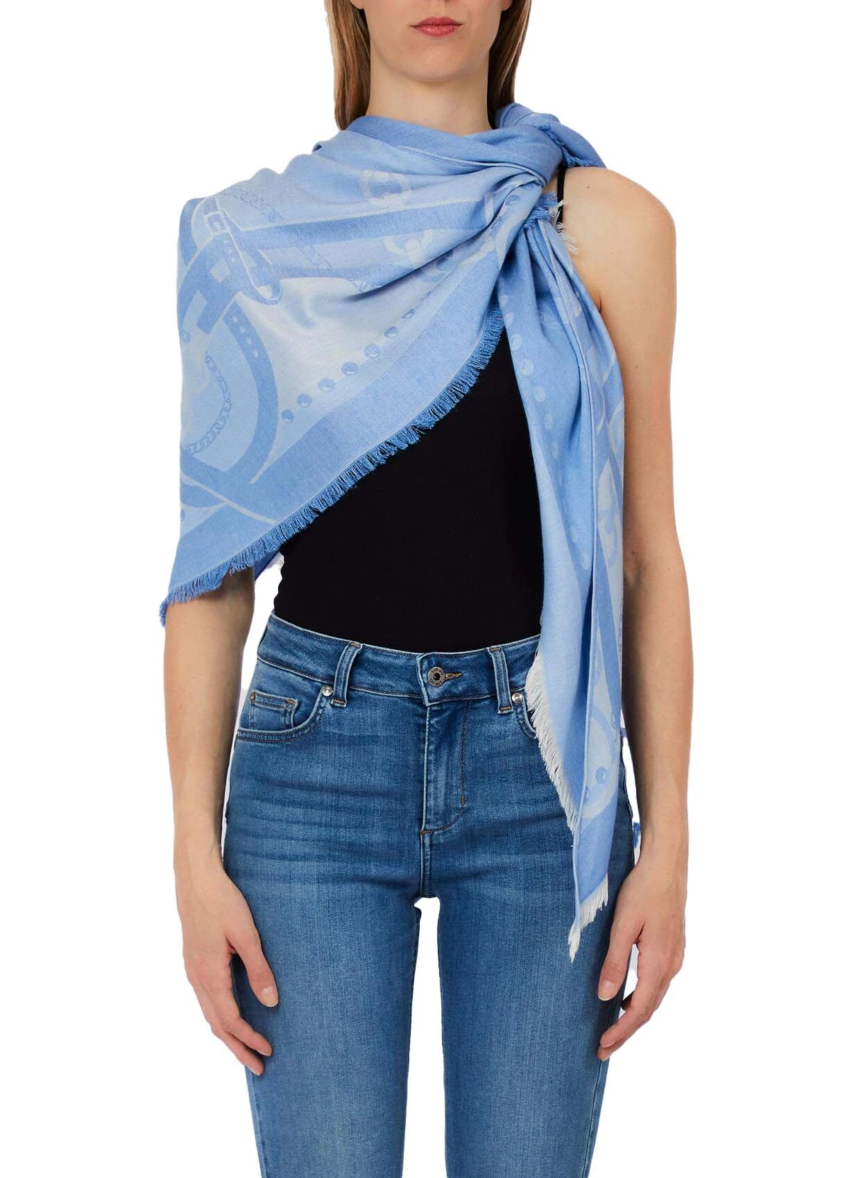 Shimmering Monogram Jacquard Scarf