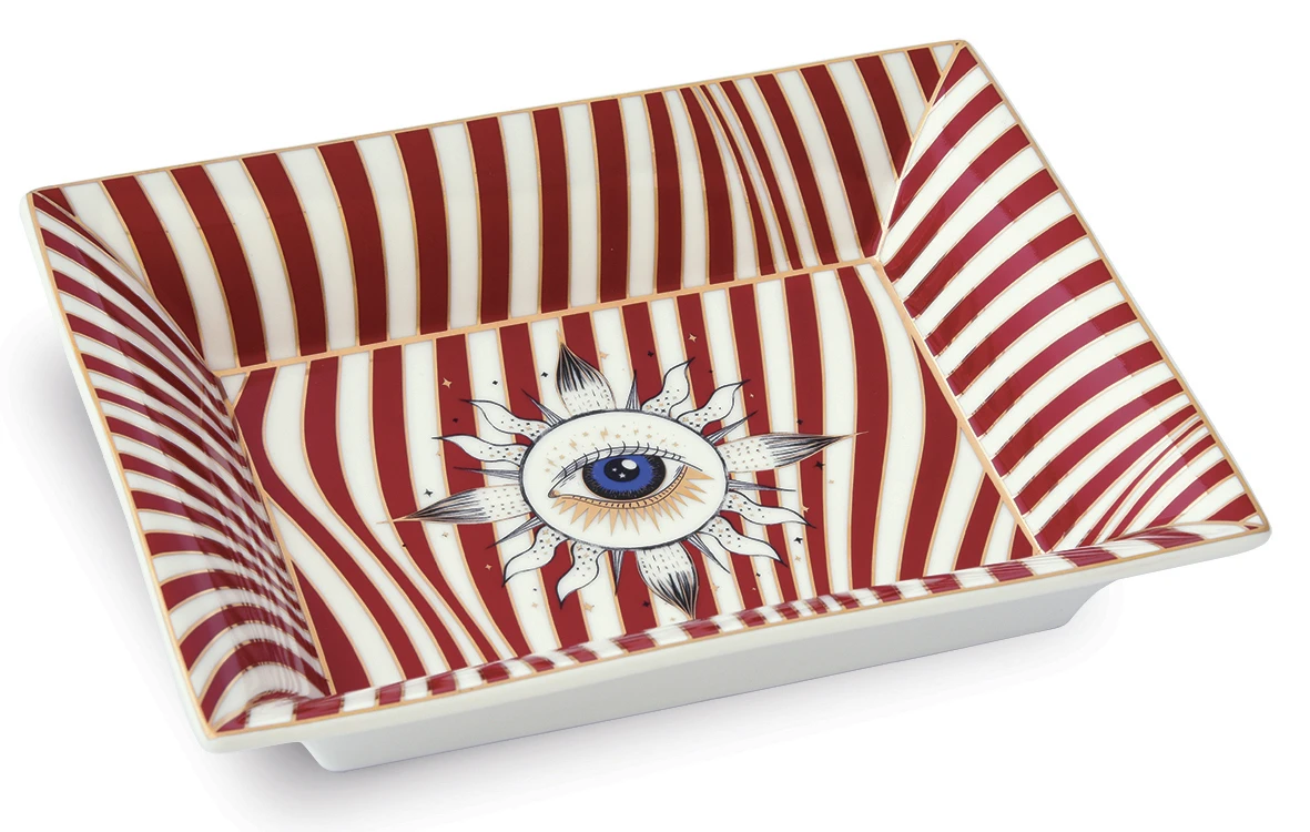 Porcelain Pocket Emptier 19,5X15,5 Cm - Eye 