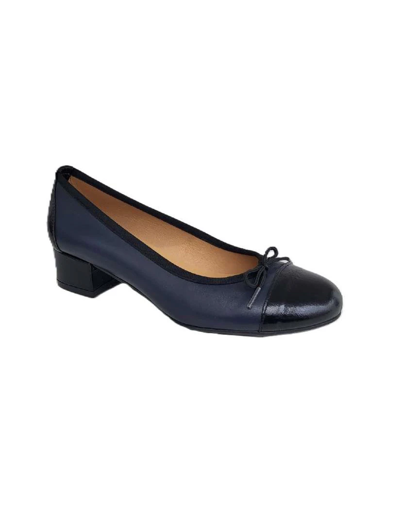 Block-Heel Ballet Pump