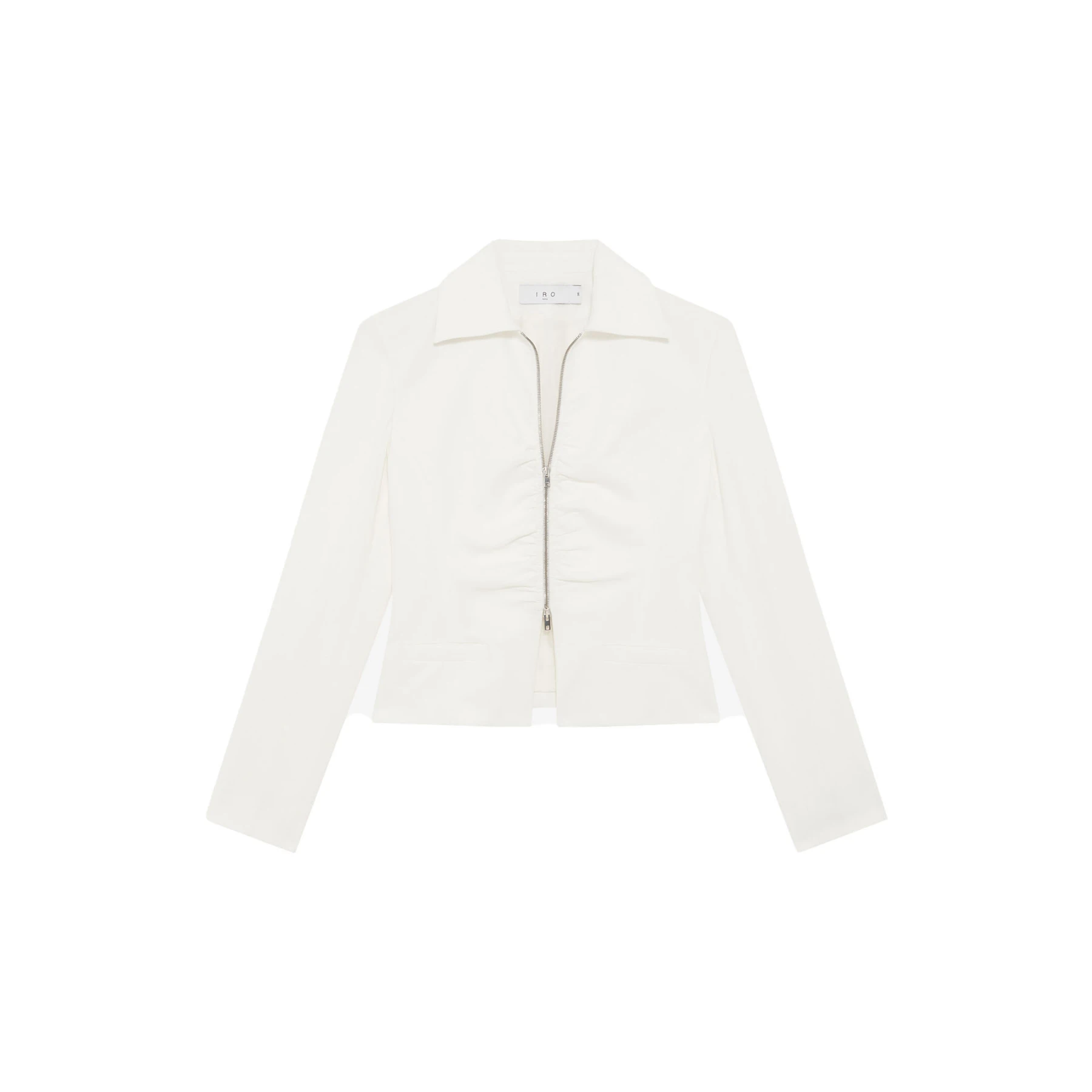 Fitted Jacket with Gathered Details