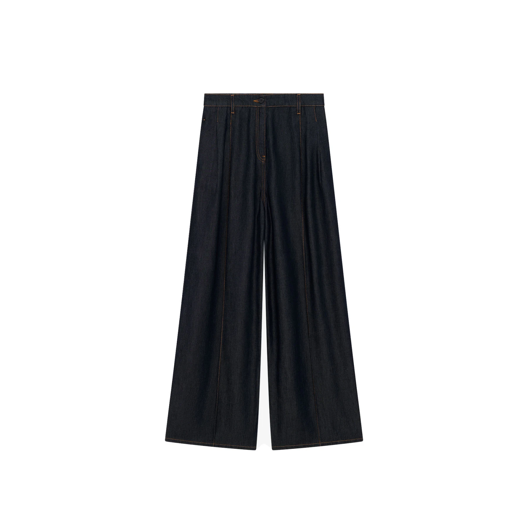 Wide Leg Denim Pants