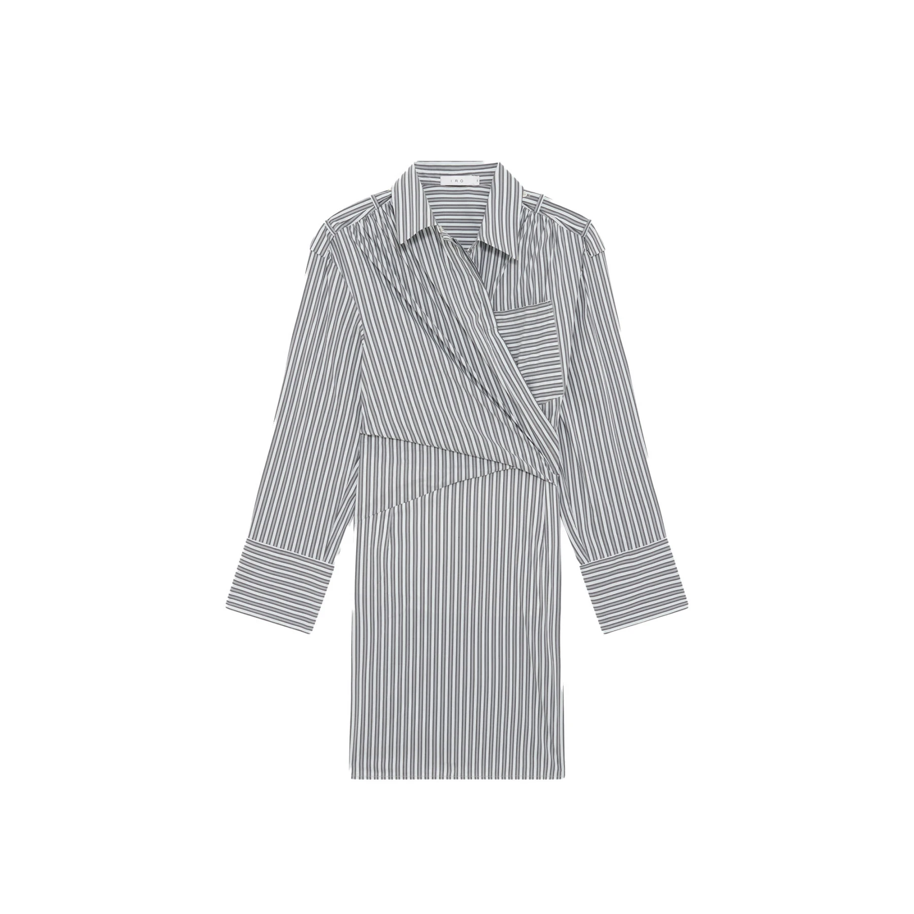 Striped Shirt Dress