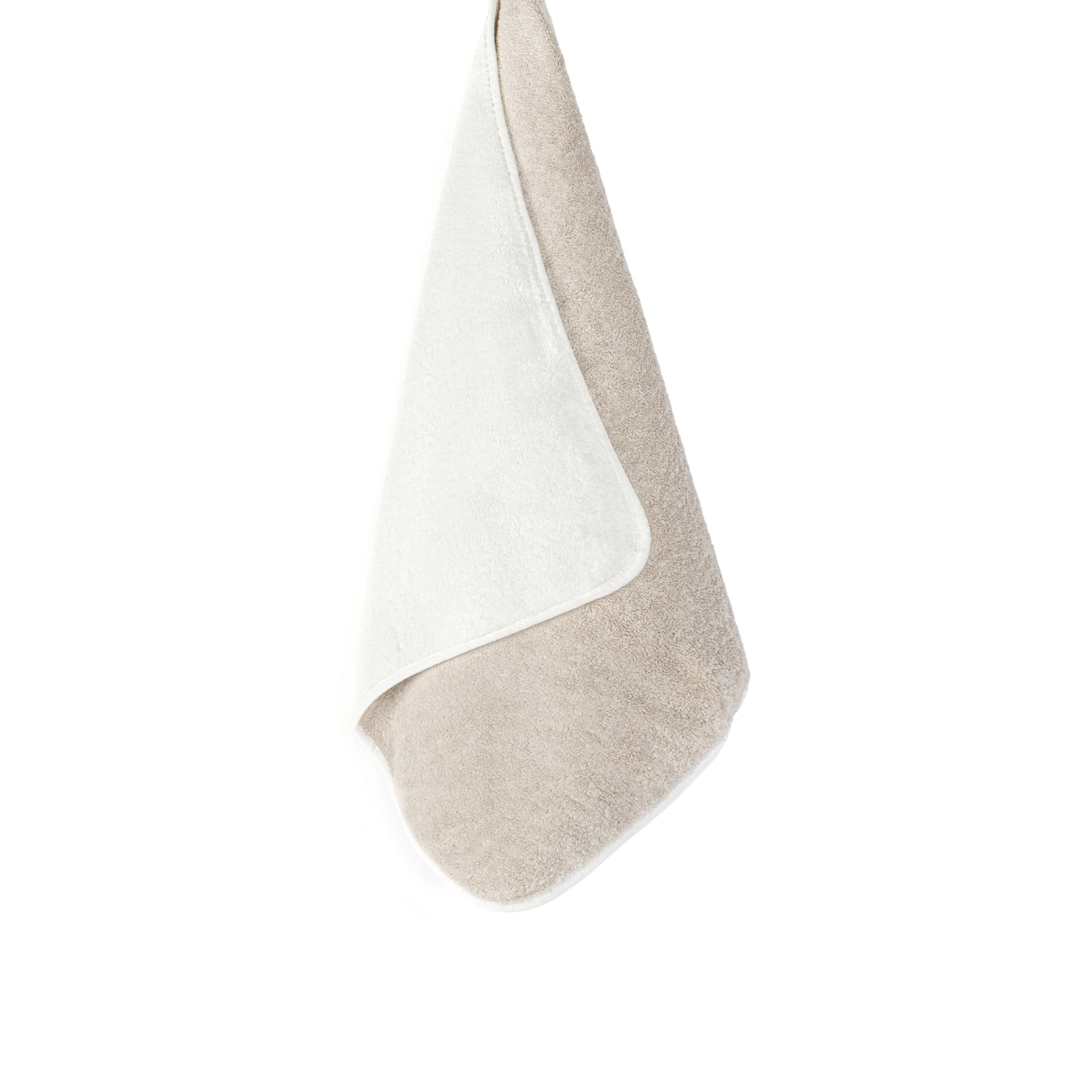 Bicolore Towel 30x30cm Fog/Snow