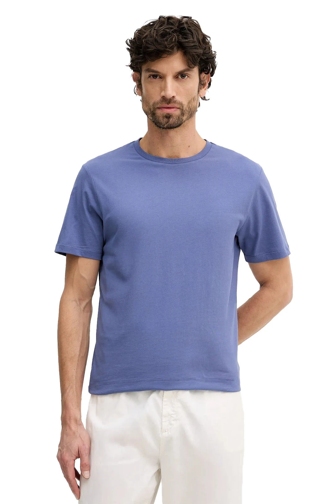 Classic Cut Cotton Short Sleeve T-Shirt Image