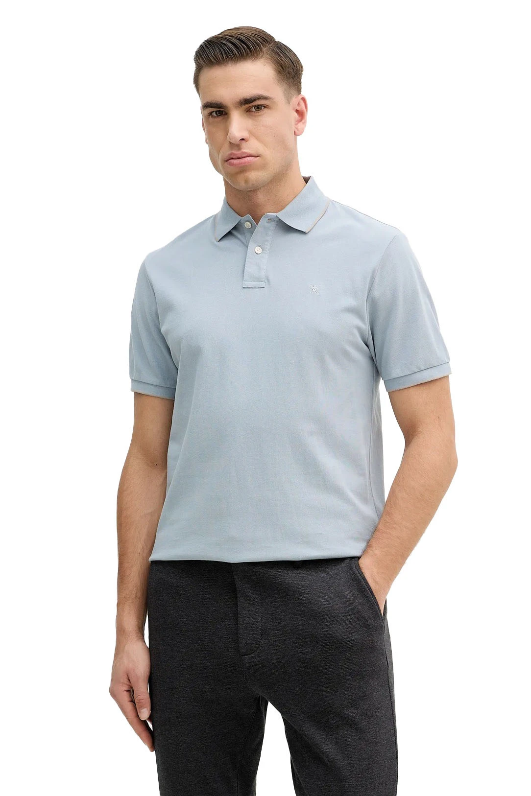 Logo-Embroidery Polo Shirt Image