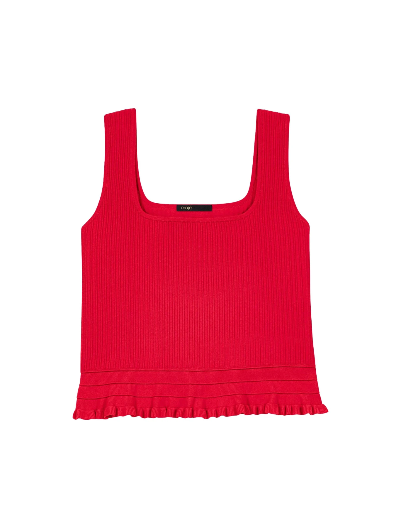 Ruffled Knit Top