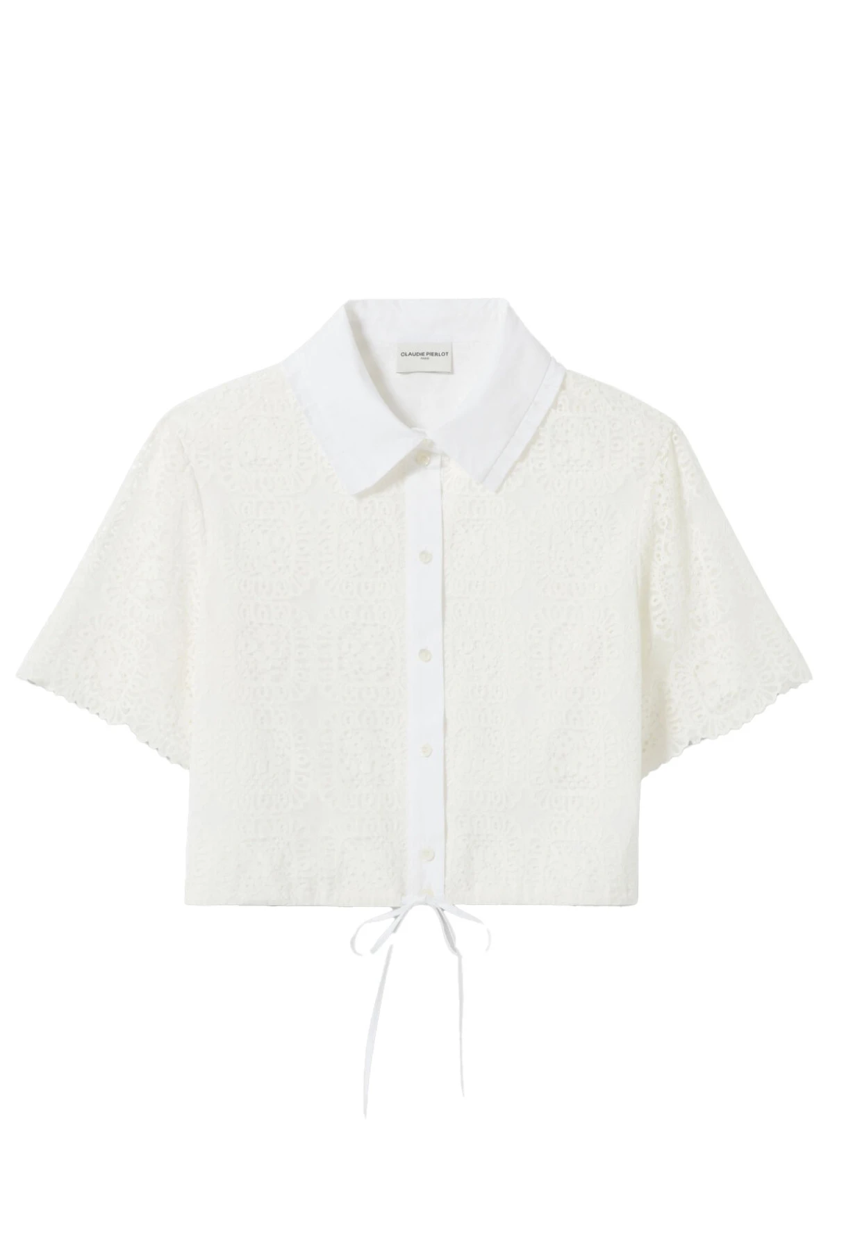 Cropped Lace Shirt 