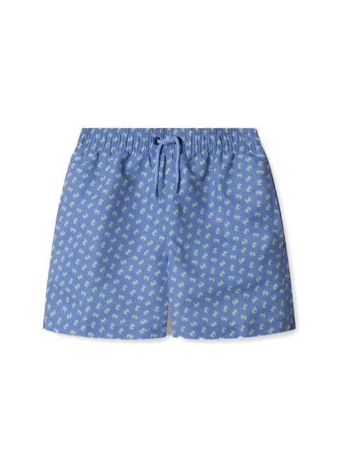 Kids Boys Mini Crab Print Swim Shorts