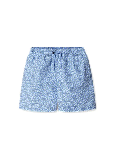 Kids Boys Star Fish Print Swim Shorts