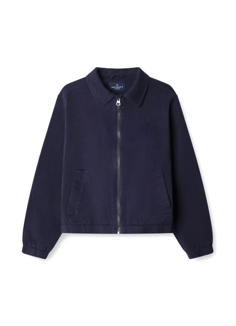 Kids Boys Zip-Up Harrington Jacket