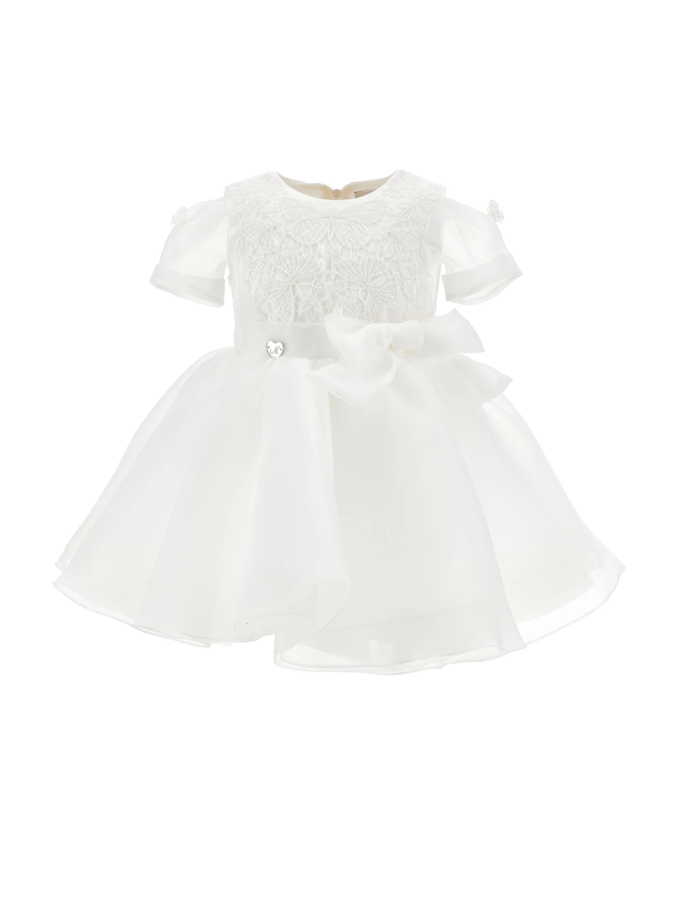Baby Girl Organza Dress with Lace