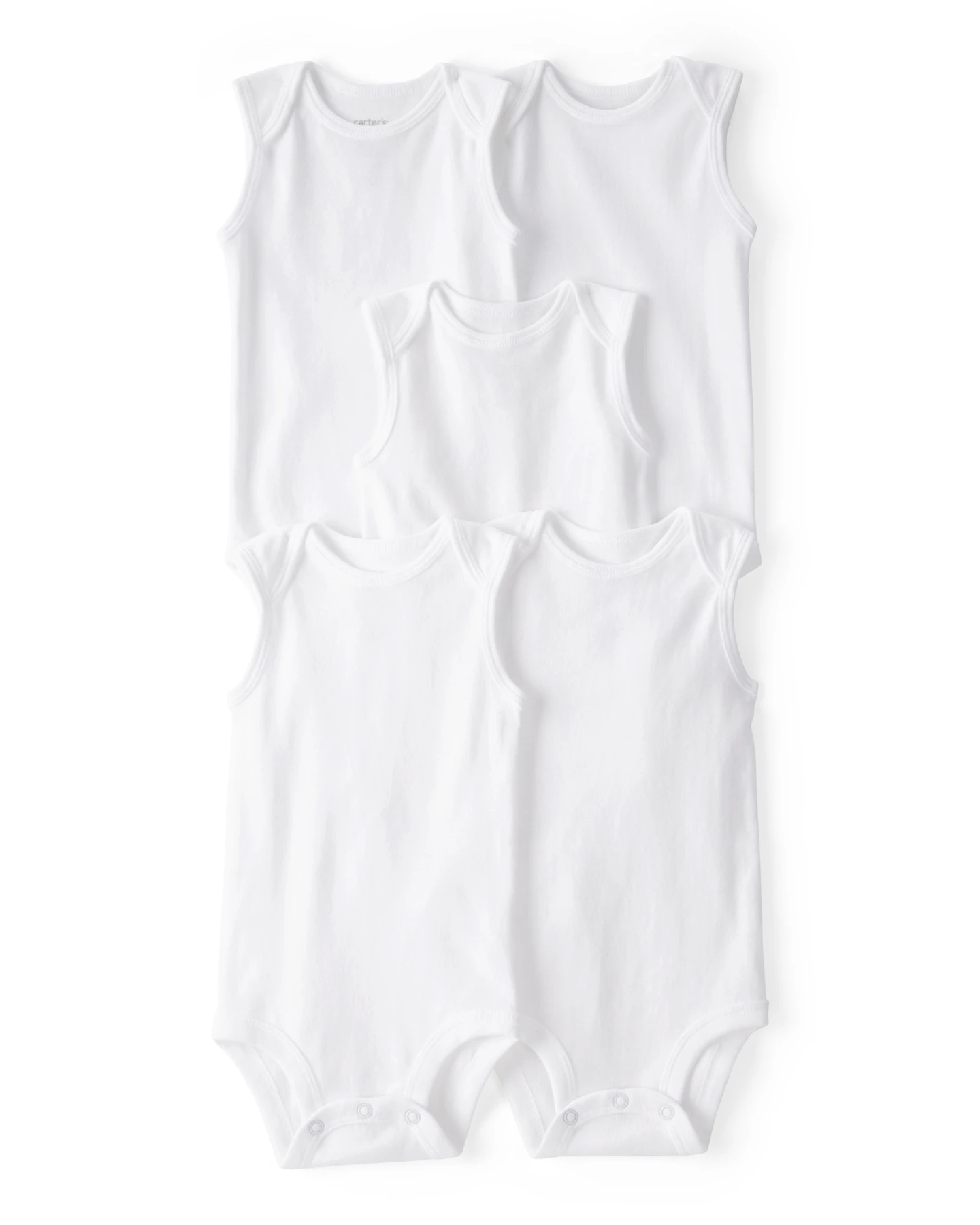 Baby Neutral 5-Pack Sleeveless Original Bodysuits