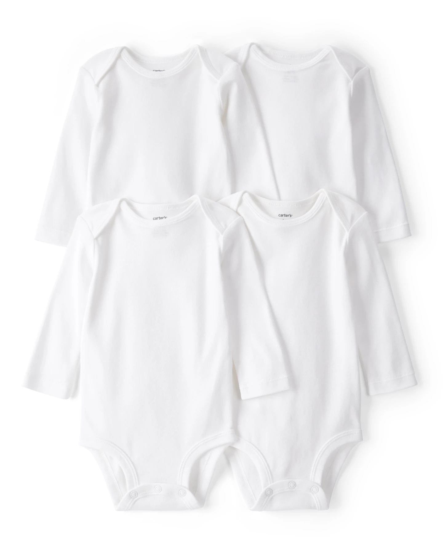 Baby Neutral 4-Pack Long-Sleeve Original Bodysuits