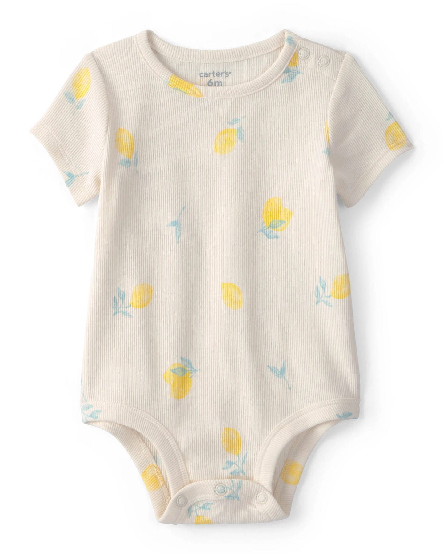 Baby Girl Lemon Graphic Bodysuit - Ivory