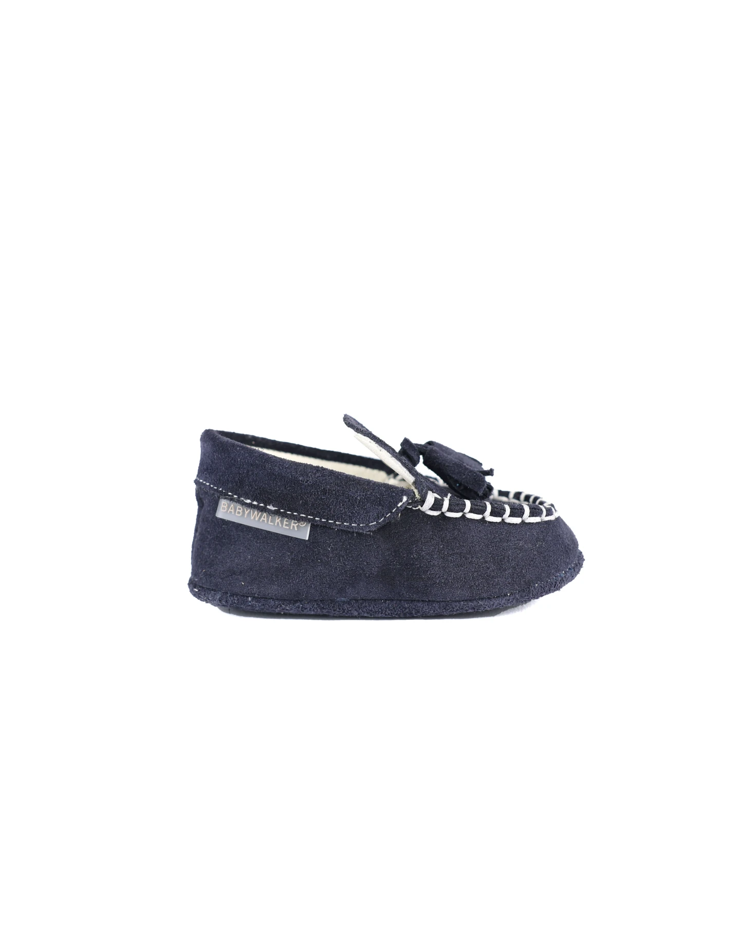 Baby Boy Lace Up Printed Leather Loafers