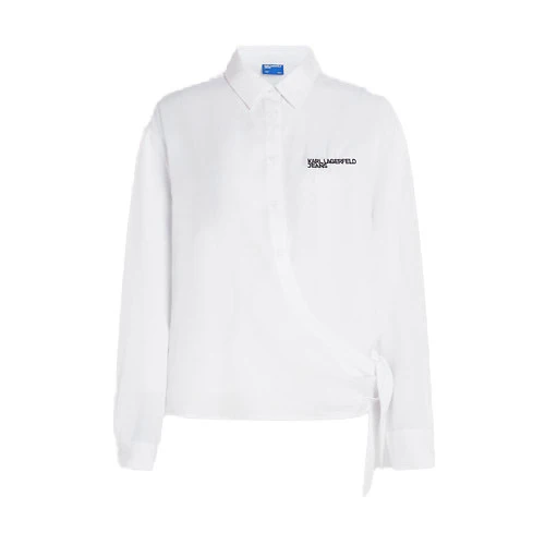 Tied Long Sleeve Blouse Image