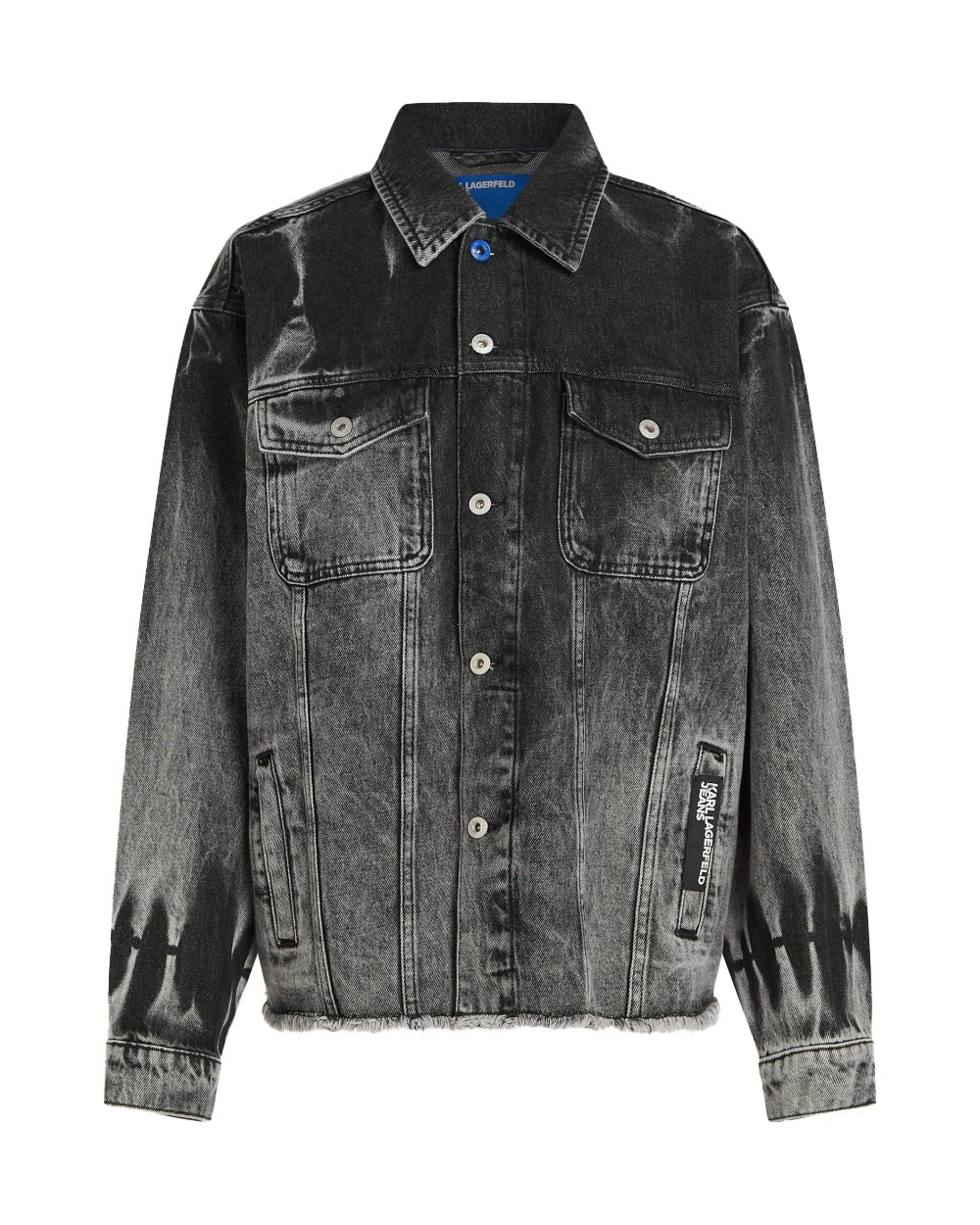 Denim Jacket with Chest Pockets  Image