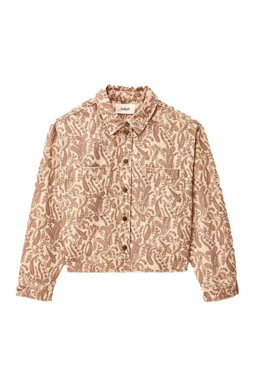 Tullia Paisley Printed Cotton Jacket Image