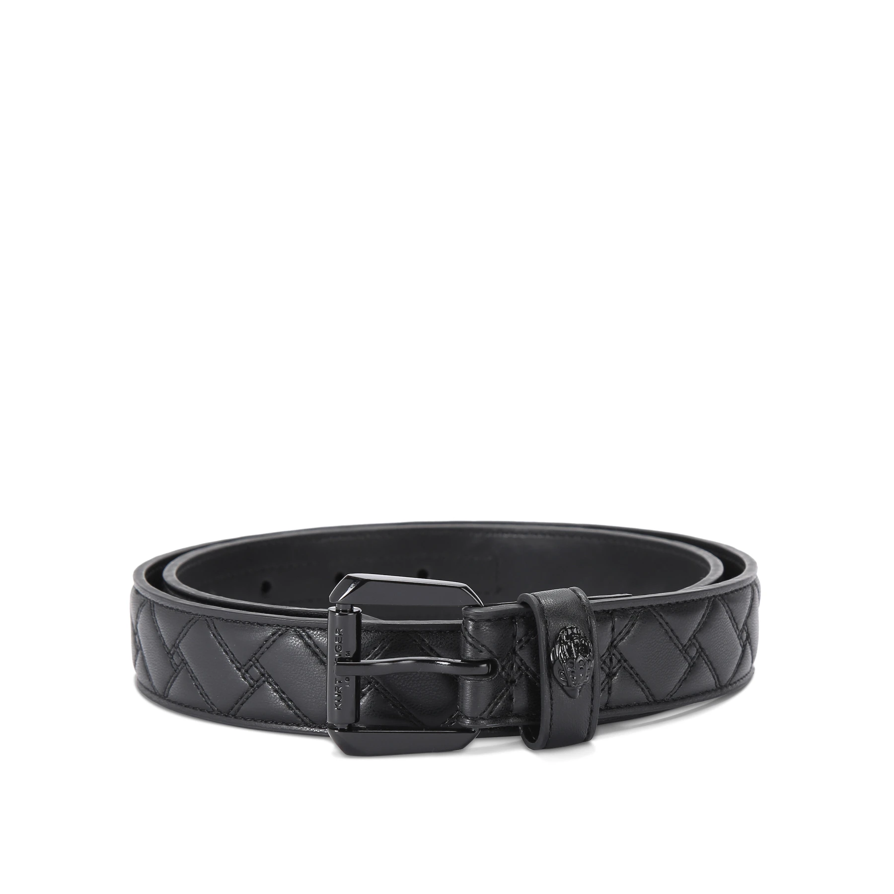 Kensington Quilted Leather Belt