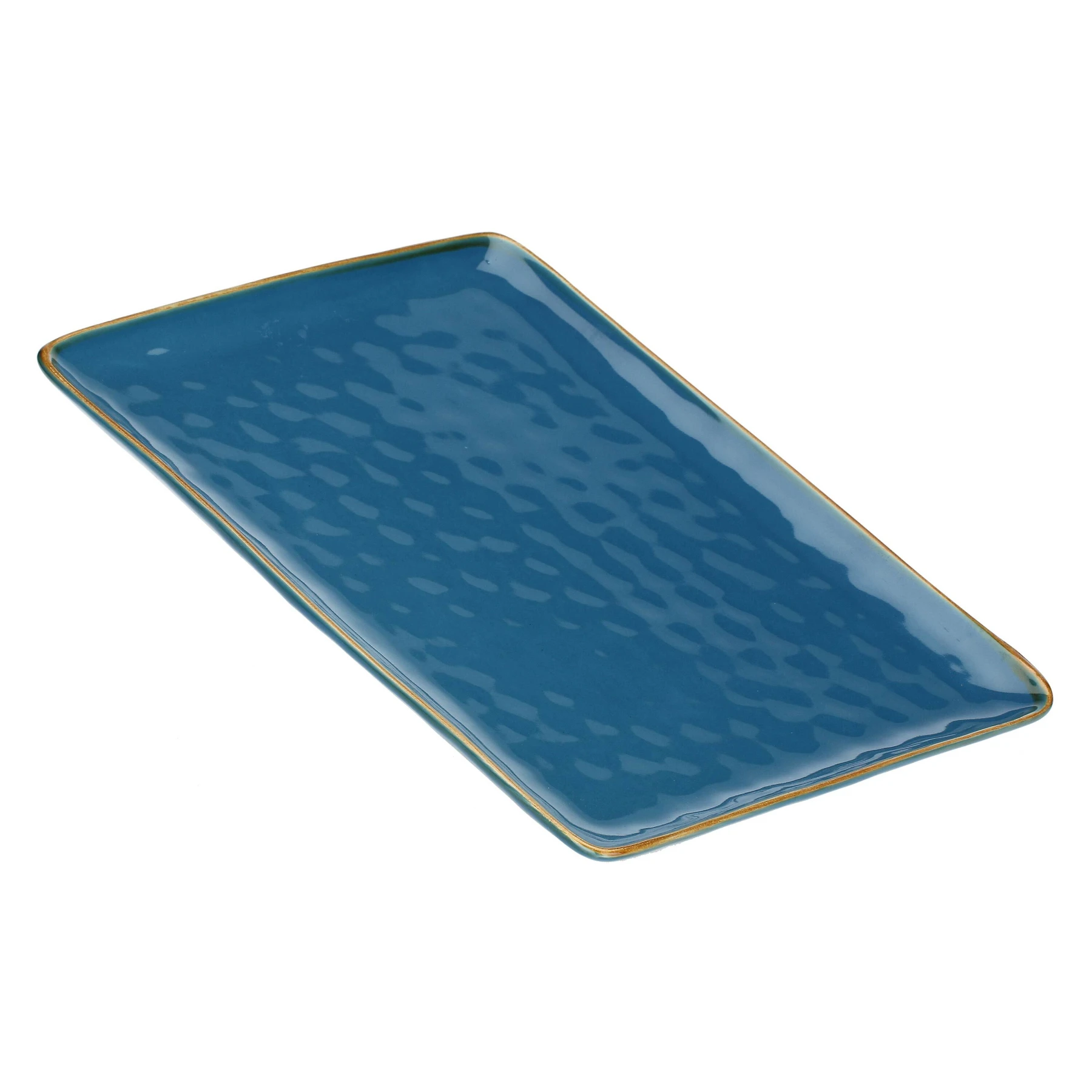 Tray, Avio Blue, Concerto - Stoneware, 36x26.6 cm