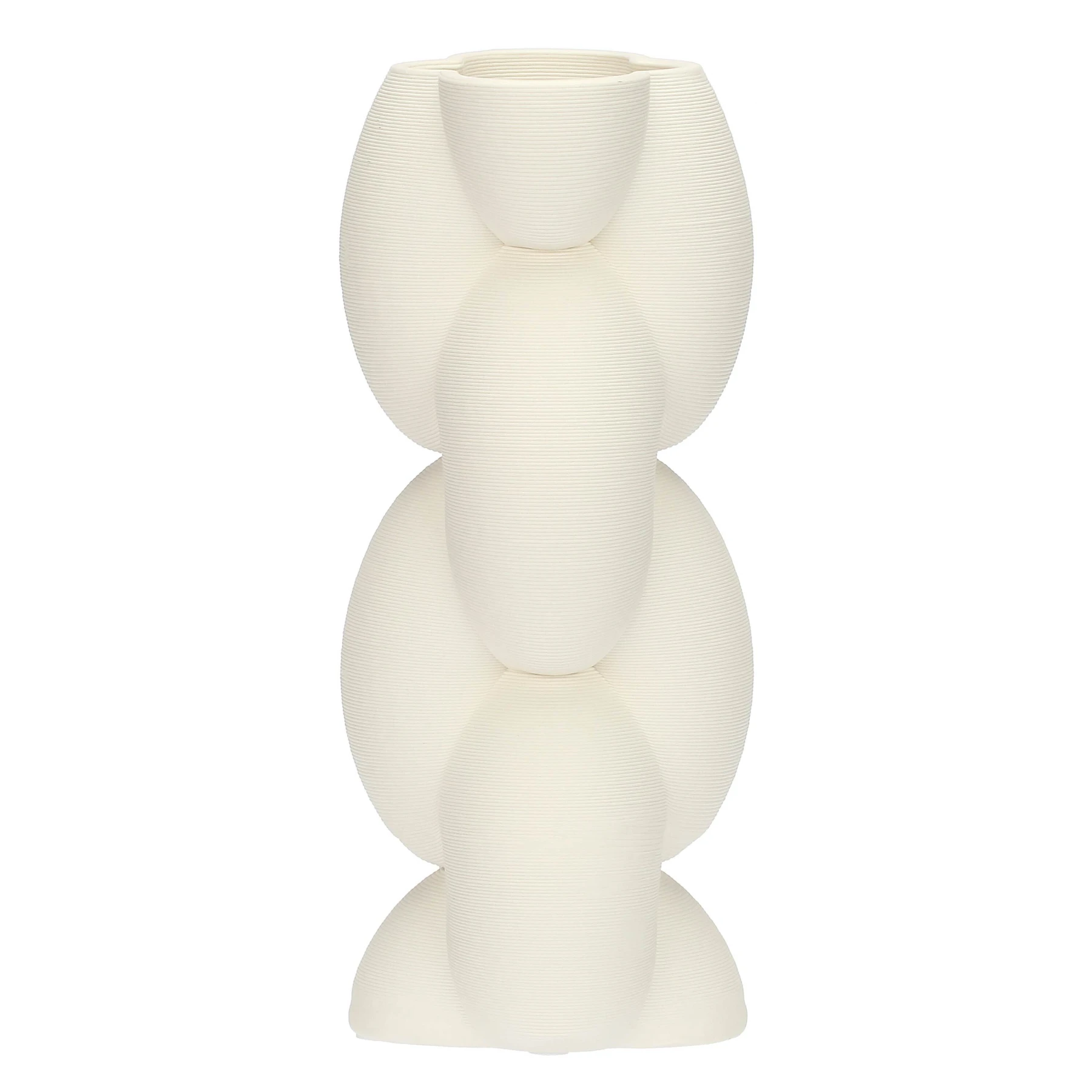 Deco Catena M Vase, Texture - Ceramic, 12 x 12 x 29.5 cm
