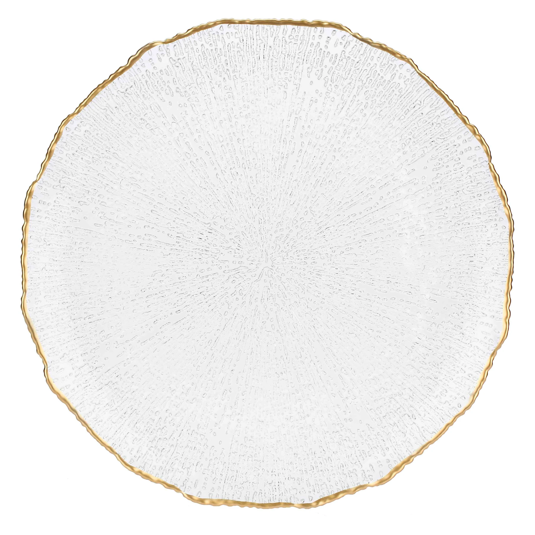 Glass Cake Plate 33cm