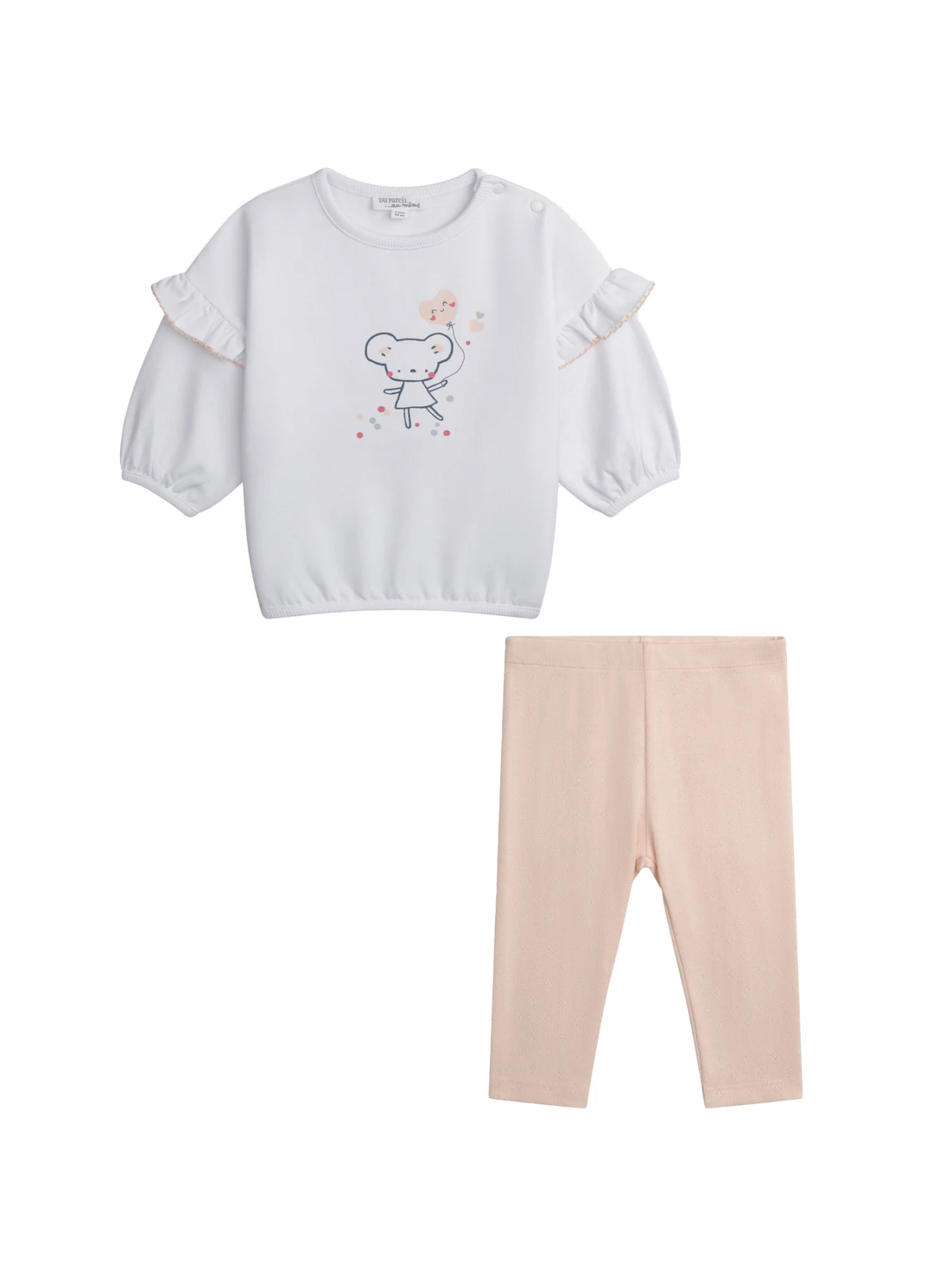 Baby Girl Birth Set - Sweater Dress and Leggings