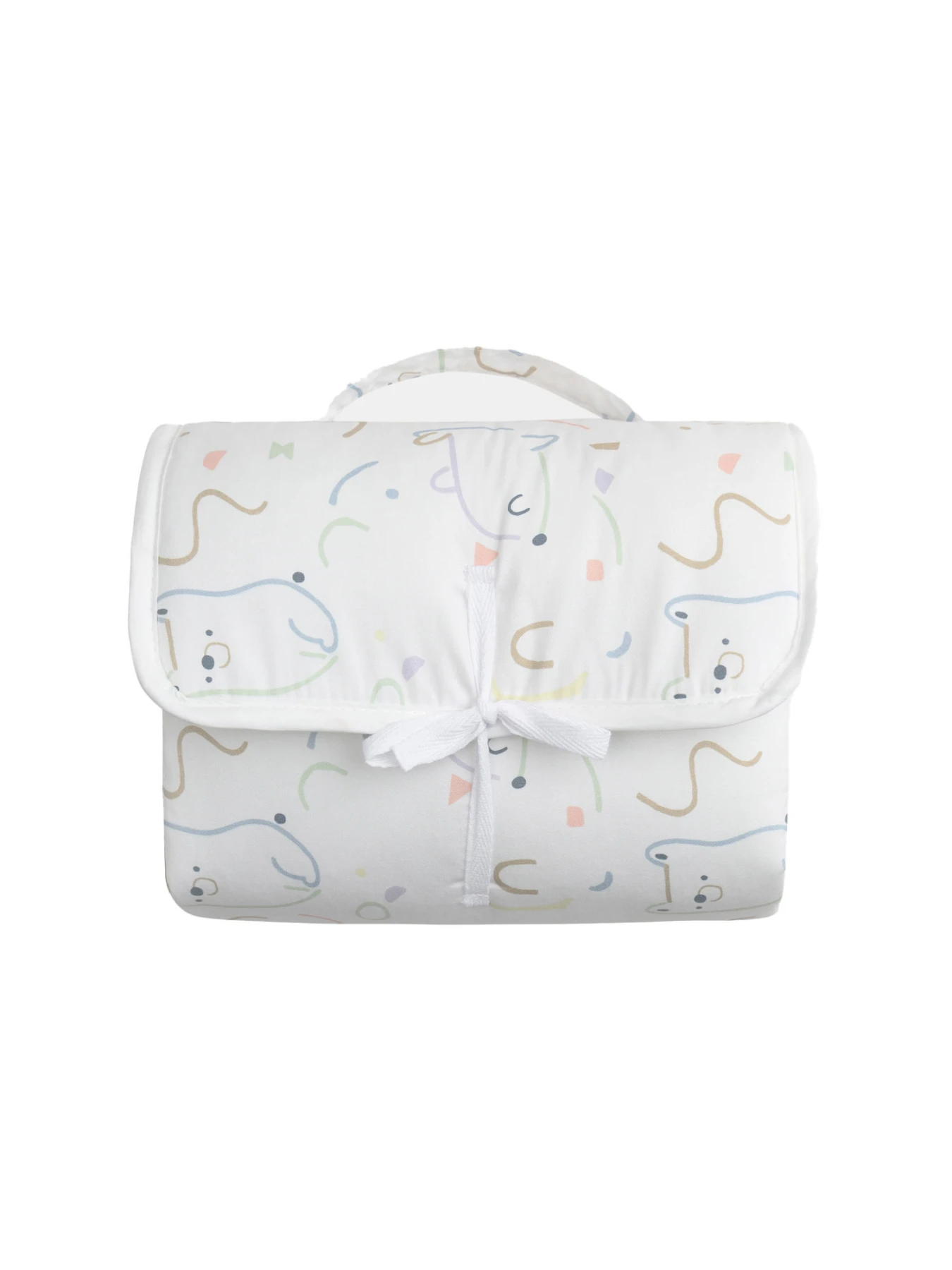 Baby Neutral Newborn Changing Mat with Fancy Print 