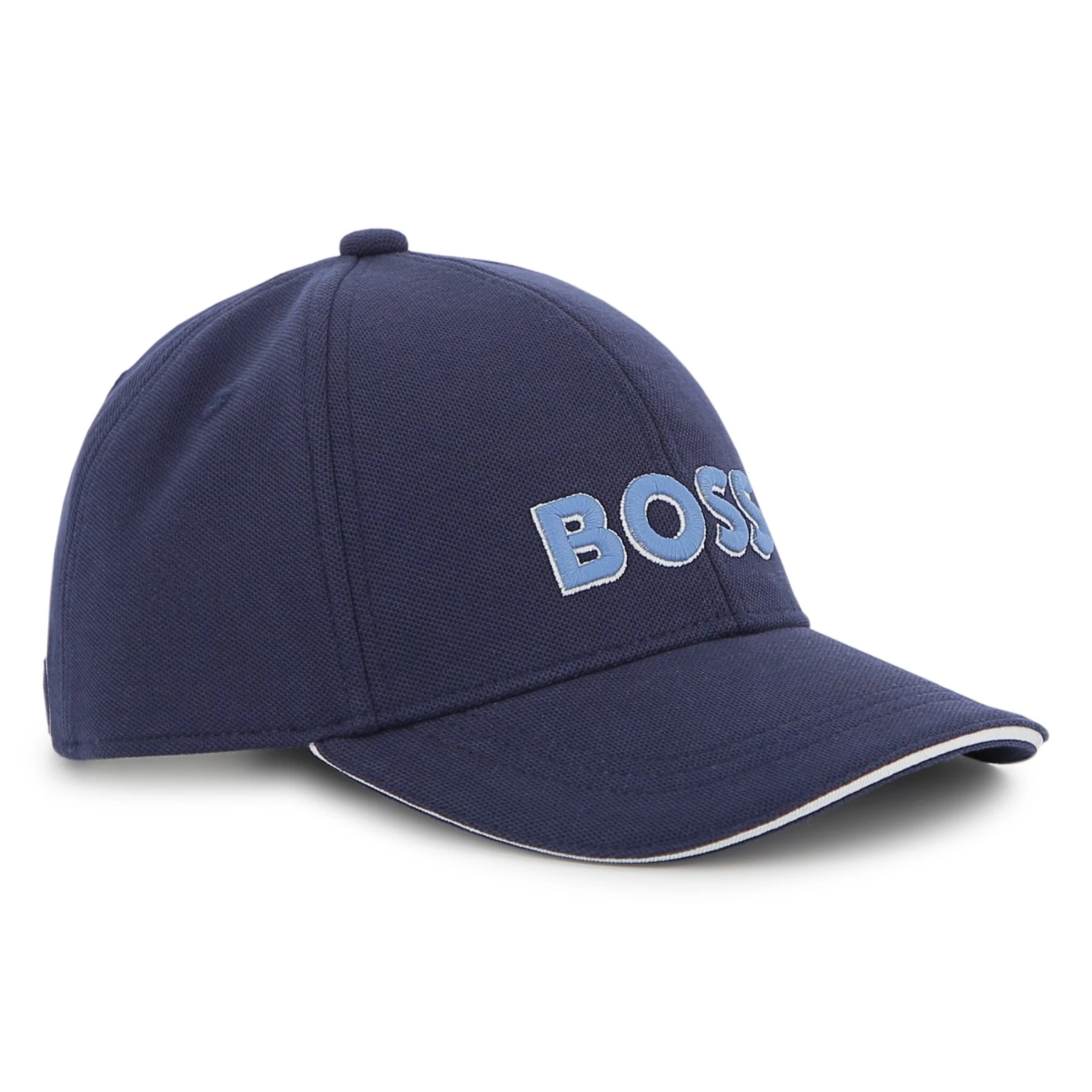 Kids Boys Cotton Blend Piqué Logo Cap
